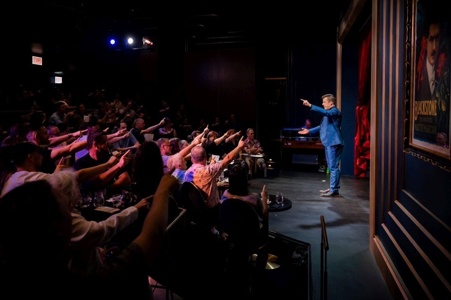 Corporate Speaker Jonathan Pritchard in front of a business audience during a keynote presentation